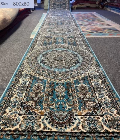 Blue Kashan runner