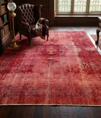 Genuine Vintage Rug, Size:357x261, Handmade, pure wool & vegetable dye, with certificate of authenticity and exchange warranty. Imported directly from Iran.