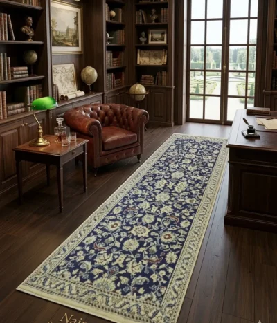 Pre-loved-Hand-knotted-Persian-Nain-runner