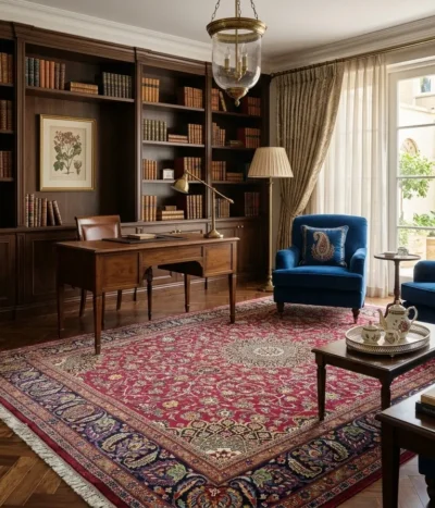 Handwoven Tabriz Persian Rug, Size: 395x285 cm, High-quality wool pile on a cotton foundation. R20 000 valuation certificate & exchange warranty.