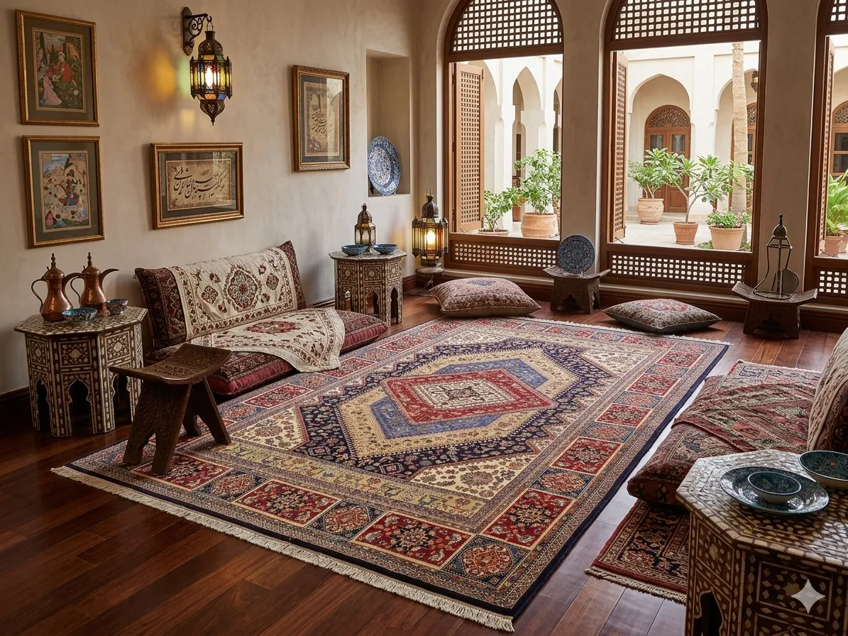 Persian Heriz rug, Size: 300 x 200 cm, 400 Knots wool on cotton quality, R12 000 valuation certificate.