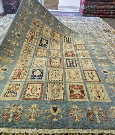 Premium Afghan rug, Size: 203×151 cm, very fine hand knotted by natural wool & vegetable dye, valuation certificate of R22 000 & exchange warranty. Imported from Afghanistan.